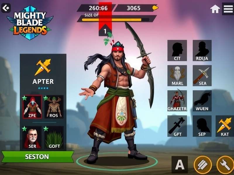 Mighty Blade Indian Legends Character Customization